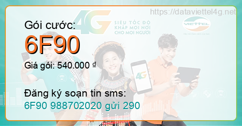 Gói cước 6F90 Viettel