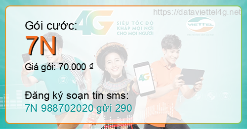 Gói cước 7N Viettel