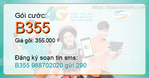 Gói cước B355 Viettel