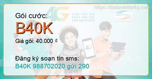 Gói cước B40K Viettel