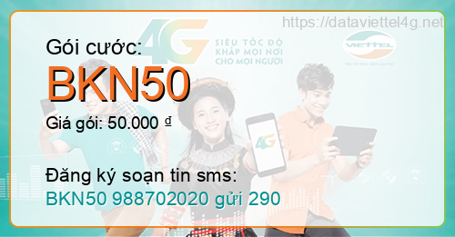 Gói cước BKN50 Viettel