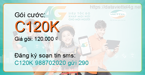 Gói cước C120K Viettel