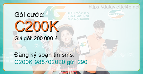 Gói cước C200K Viettel