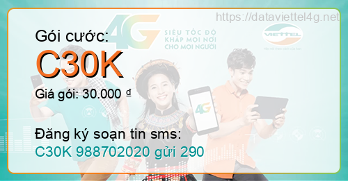 Gói cước C30K Viettel