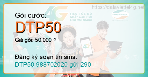 Gói cước DTP50 Viettel