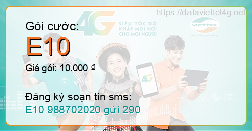 Gói cước E10 Viettel