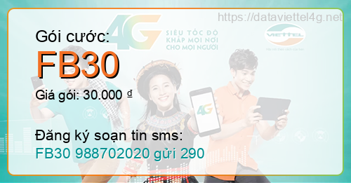 Gói cước FB30 Viettel