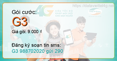 Gói cước G3 Viettel