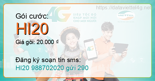 Gói cước HI20 Viettel