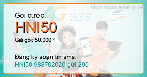 Gói cước HNI50 Viettel