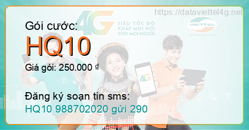 Gói cước HQ10 Viettel