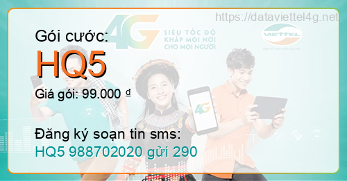 Gói cước HQ5 Viettel