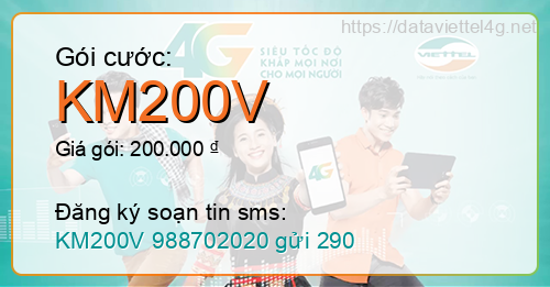 Gói cước KM200V Viettel