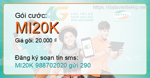 Gói cước MI20K Viettel