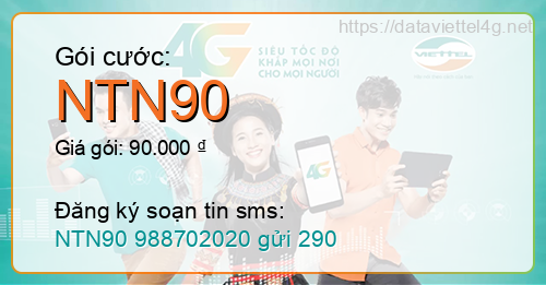 Gói cước NTN90 Viettel