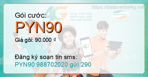 Gói cước PYN90 Viettel