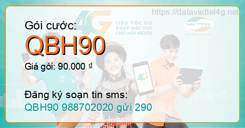 Gói cước QBH90 Viettel