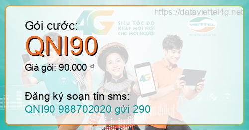 Gói cước QNI90 Viettel