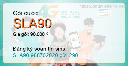 Gói cước SLA90 Viettel