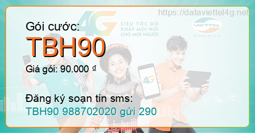 Gói cước TBH90 Viettel