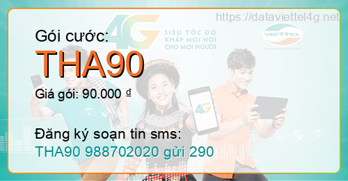 Gói cước THA90 Viettel