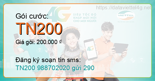 Gói cước TN200 Viettel