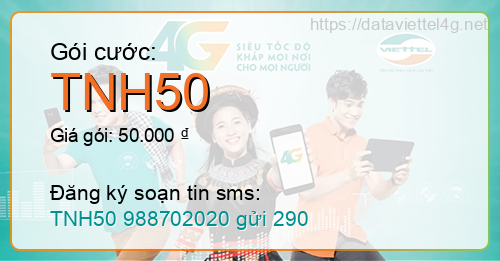 Gói cước TNH50 Viettel