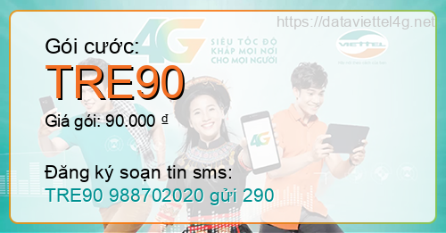 Gói cước TRE90 Viettel