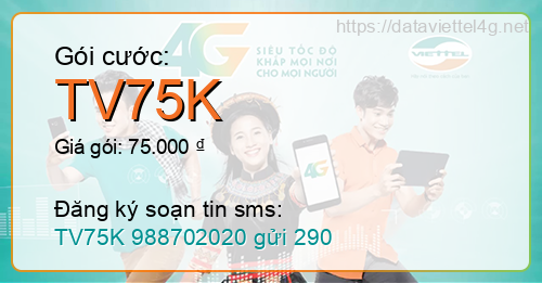 Gói cước TV75K Viettel