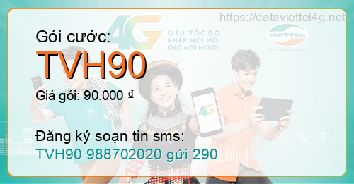 Gói cước TVH90 Viettel