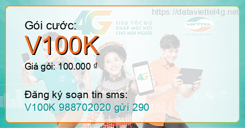 Gói cước V100K Viettel