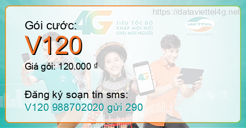 Gói cước V120 Viettel