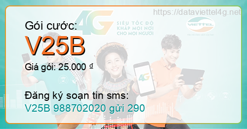 Gói cước V25B Viettel