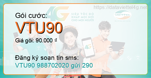 Gói cước VTU90 Viettel